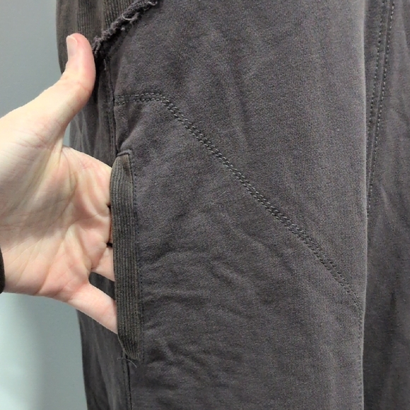 BlueVelvet Charcoal Wide Leg Jumpsuit - Picture 4 of 10